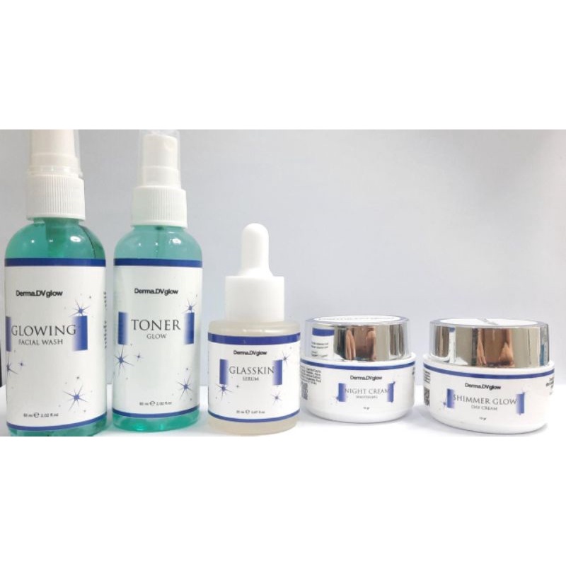skincare derma dv glow plus serum free tas