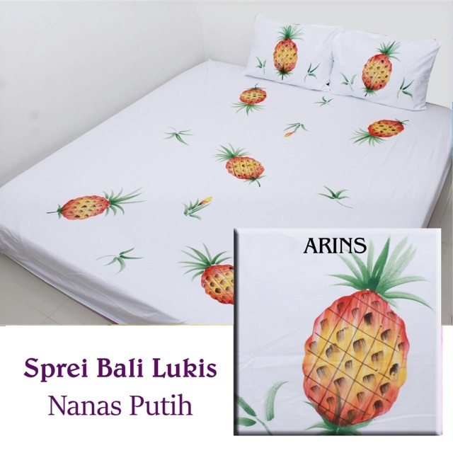 

Sprei lukis bali motif nanas