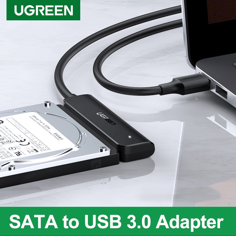 Ugreen Kabel Adapter Converter USB 3.0 Ke SATA 5Gbps Untuk Hard Disk HDD SSD Eksternal 2.5 &quot;