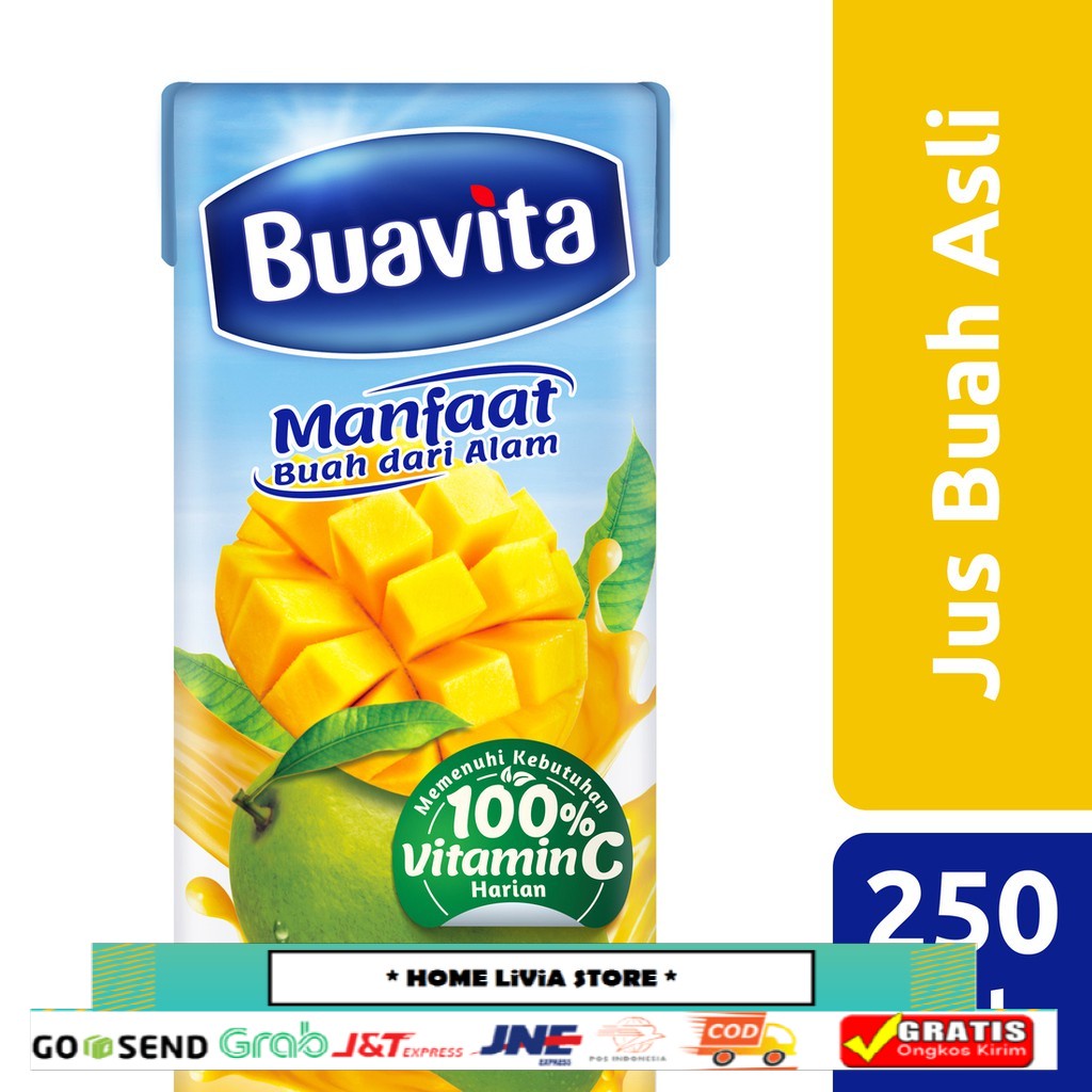 

[Gift] Buavita Juice Asli Mangga 250 mL