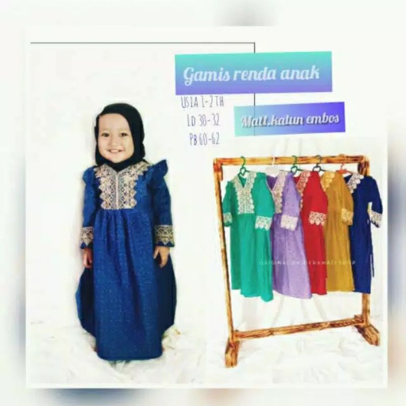 Gamis Arab Renda Anak Gamis Arab Anak Shopee Indonesia