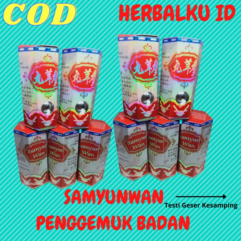 Samyunwan - Sam Yun Wan - Samyun Wan Original Obat Cina Penggemuk Badan Alami Penambah Nafsu Makan
