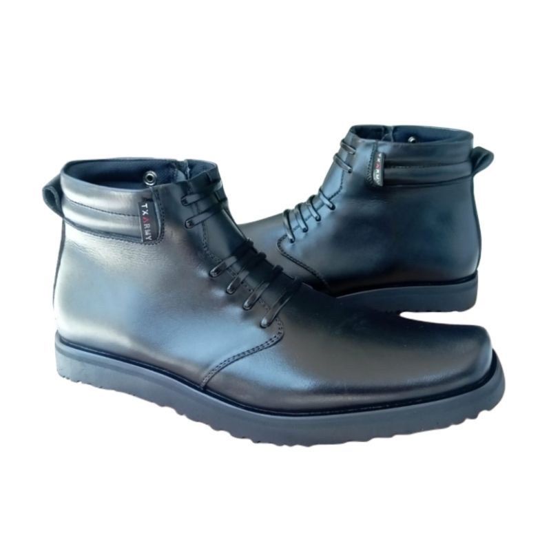 SEPATU PDH KULIT SAPI ASLI MERK TX-ARMY SEPATU PDH DINAS KANTOR TNI POLRI SECURITY SATPAM SEPATU POLANTAS POLRI