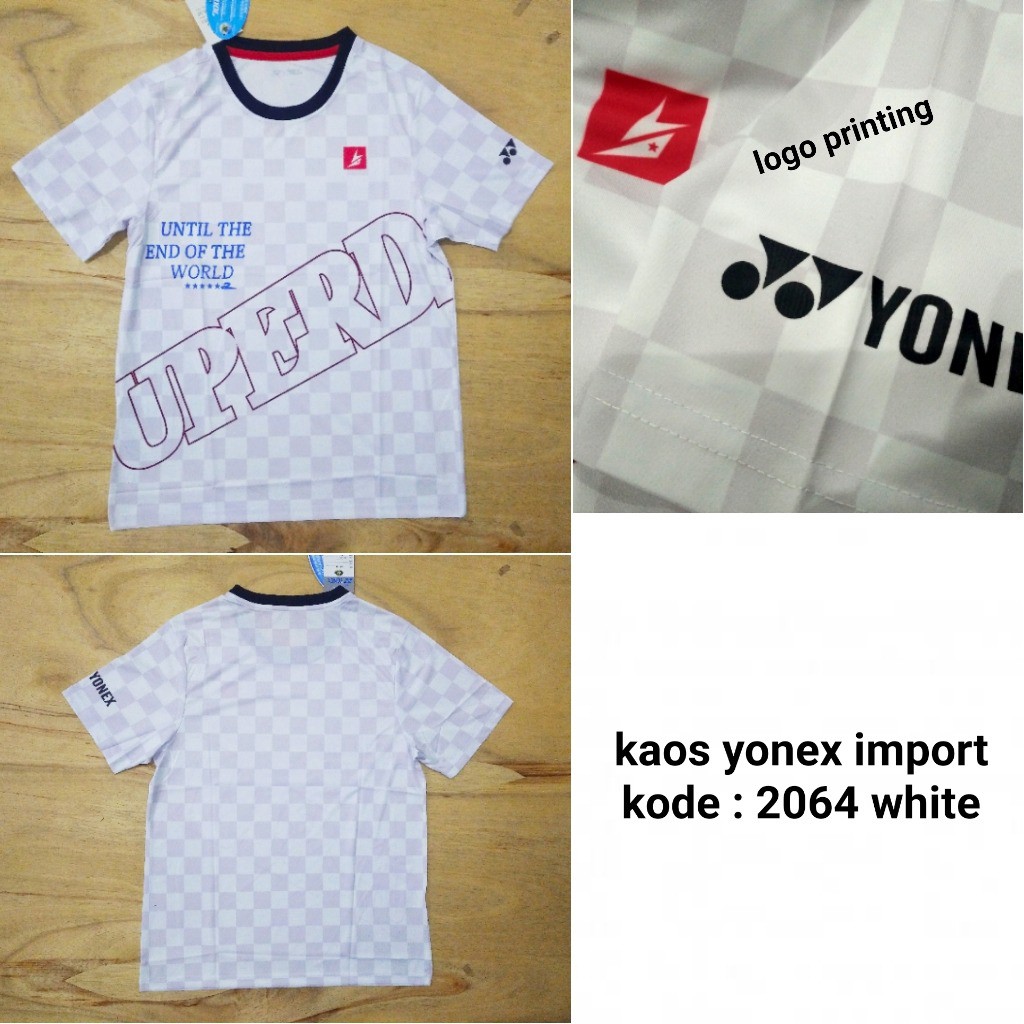 Berkualitas  Baju badminton Yonex 2064 kaos badminton import kaos yonex grade ori  Limited