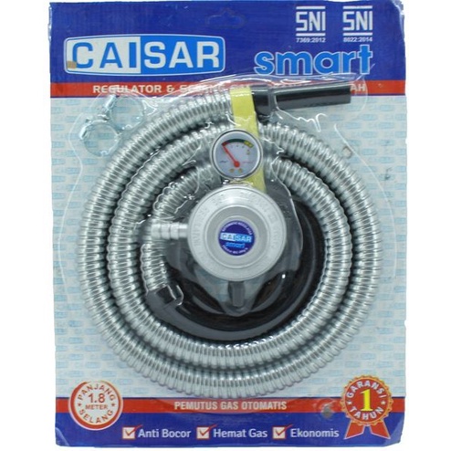 Selang paket gas CAISAR / selang+regulator gas CAISAR SNI