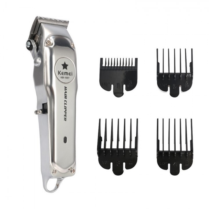 KEMEI KM-1997 - Rechargeable Professional Metal Electric Hair Clipper