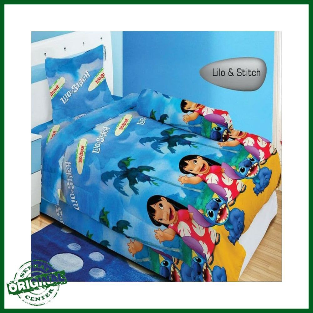 SEPREI LADY ROSE / SPREI LADY ROSE LILO & STITCH SINGLE 120 No.3 SEPRAI DISNEY PANTAI