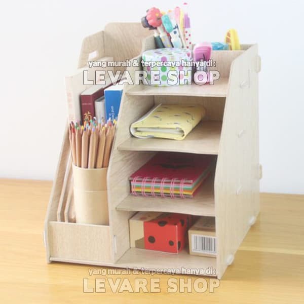 

READY Book Stationary Storage Rak Mini Meja Buku Majalah Dokumen Alat Tulis TERBARU