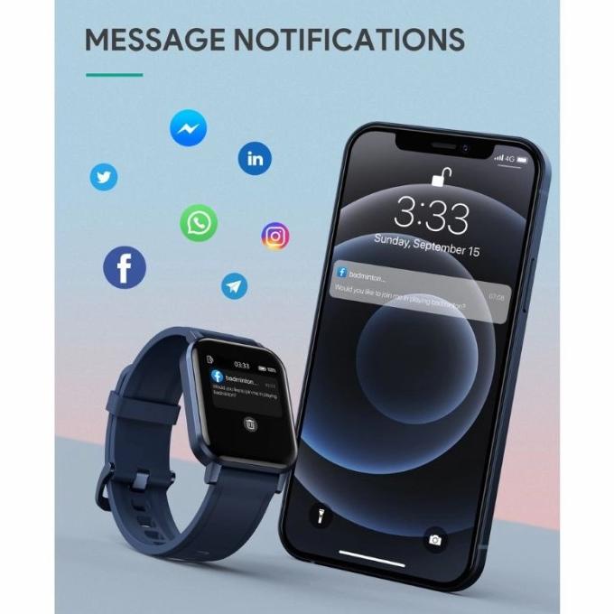 Aukey Ls02 Original Smartwatch Heart Rate (New Release)