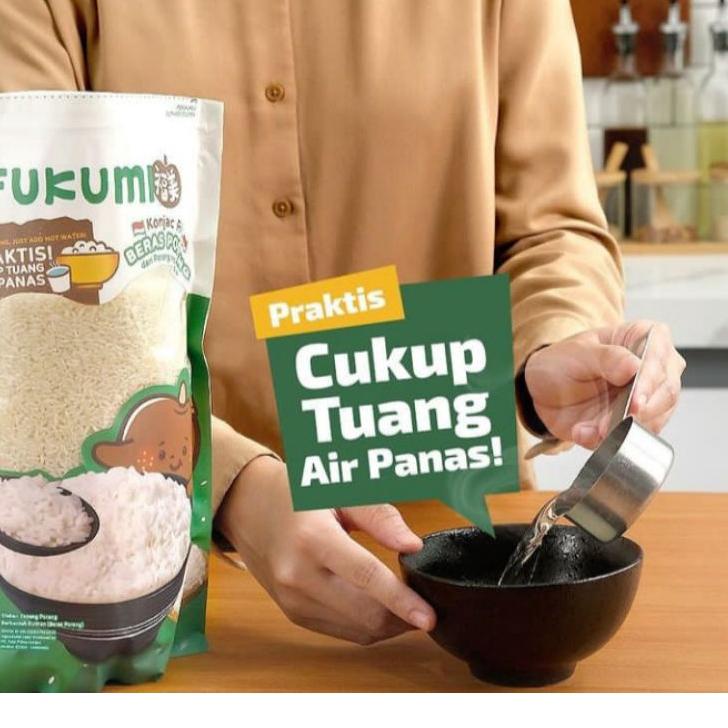 

FUKUMI BERAS PORANG POUCH 1KG - Shirataki rice konyaku 이