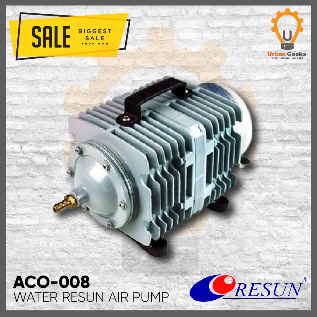 Pompa Udara Aerator Resun ACO008B Aerator Electromagnetic Air Compressor