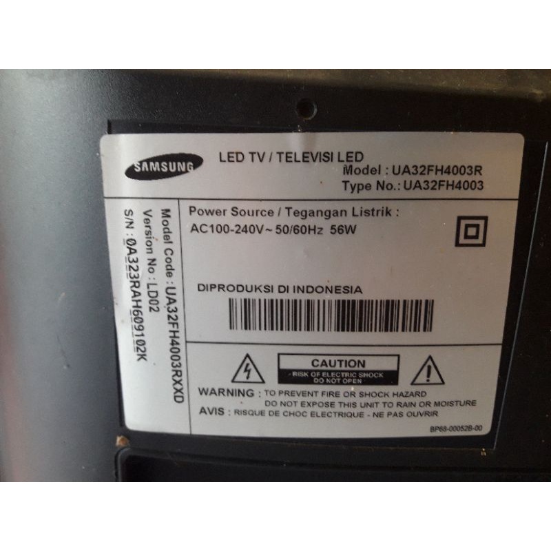 lampu Backlight TV SAMSUNG UA32FH4003R
