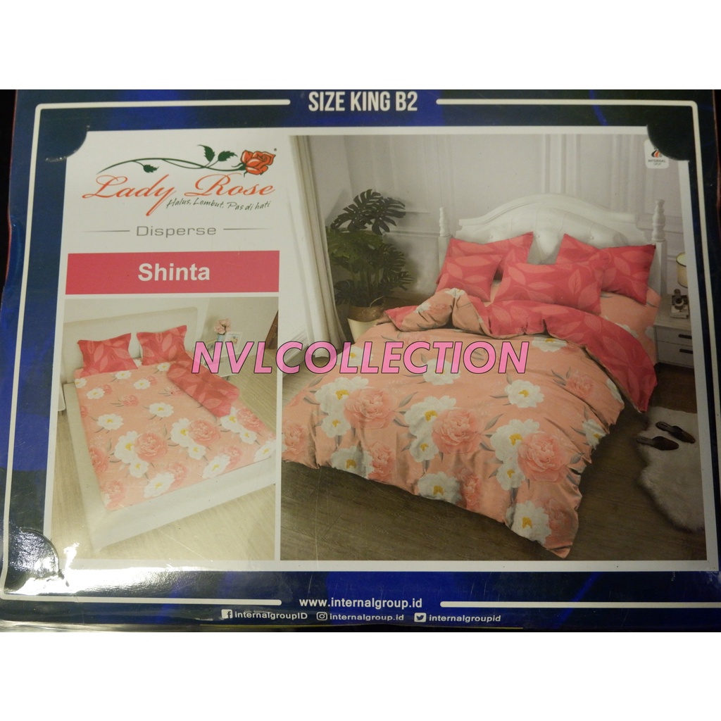 Sprei Lady Rose King B2 180x200 SHINTA