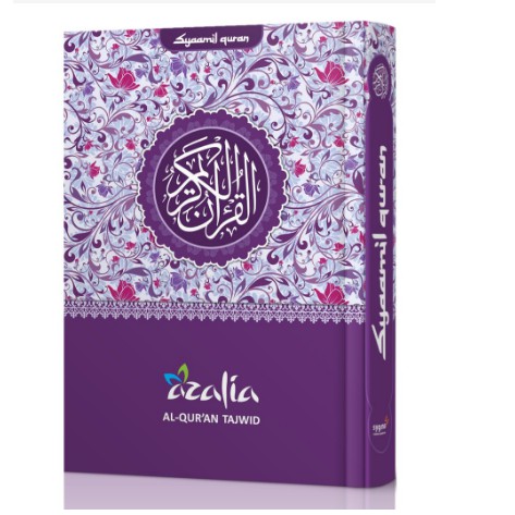 Al Quran Wanita Azalia Rainbow Terjemah Tajwid Warna HC A5 - Syaamil Quran