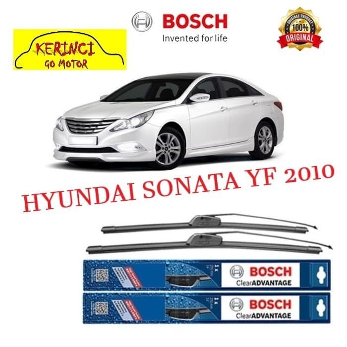 WIPER BOSCH CLEAR ADVANTAGE HYUNDAI SONATA YF 2010 26&quot; &amp; 18&quot; SEPASANG