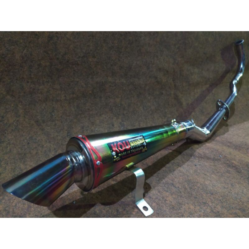 Knalpot Racing KOU Pelangi Vario Karbu Vario 110 Techno Vario 125 Old