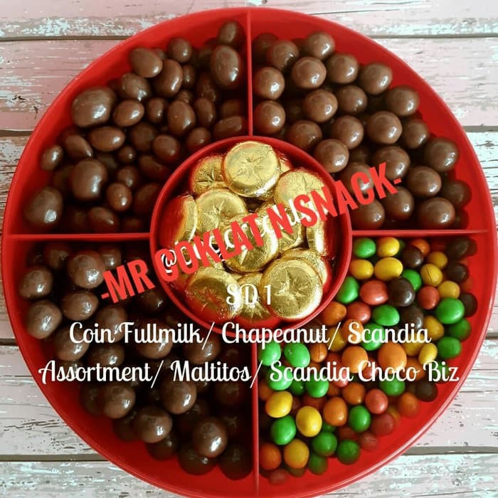 

Parcel Cokelat ToplesBulet Merah - Delfi Mix Scandia SD 1 1kg