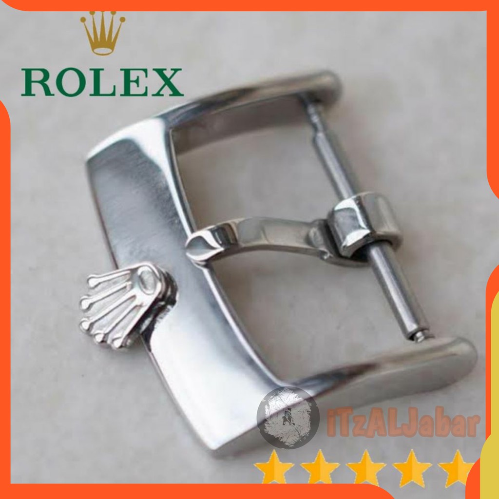 BUCKLE 316L 16MM 18MM BERLOGO ROLEX BUCKLE TALI JAM ROLEX