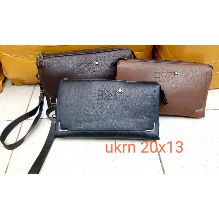 CLUTCH BAG MONT BLANC HANDBAG MONT BLANC TAS TANGAN MONT BLANC