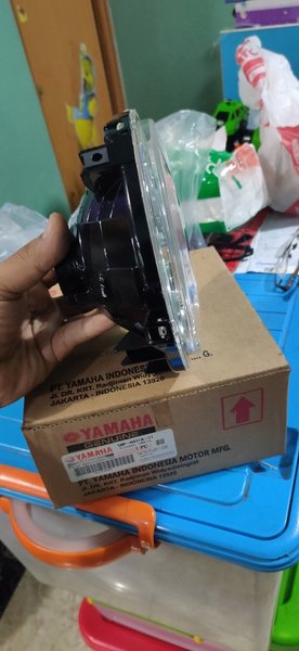 REPLEKTOR LAMPU DEPAN YAMAHA SCORPIO  OLD SX4 MODEL BULAT