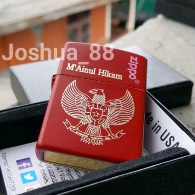 Zippo ukir garuda zippo custom
