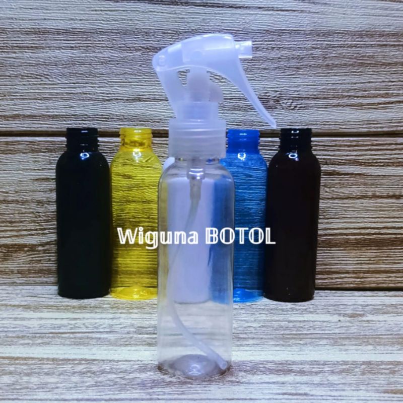 Botol Spray 100ml / Botol Triger 100ml / Botol 100ml Tutup Spray Triger Natural