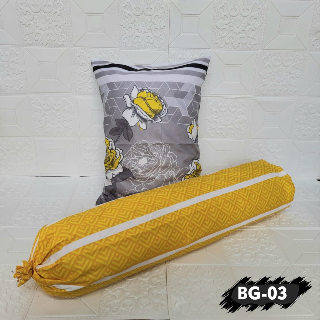 Paket 2 in 1 SARUNG BANTAL DAN SARUNG GULING KARAKTER/1 SARUNG BANTAL DAN SATU SARUNG GULING