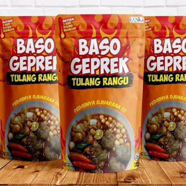 

Baso geprek tulang rangu