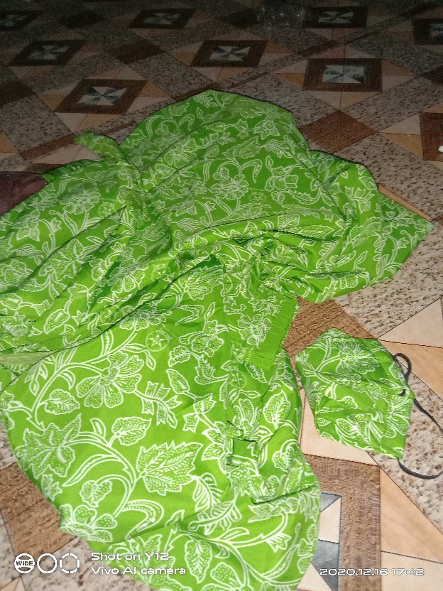Gamis Batik Fatayat Nu #2 Original Svj Bonus Masker Ori
