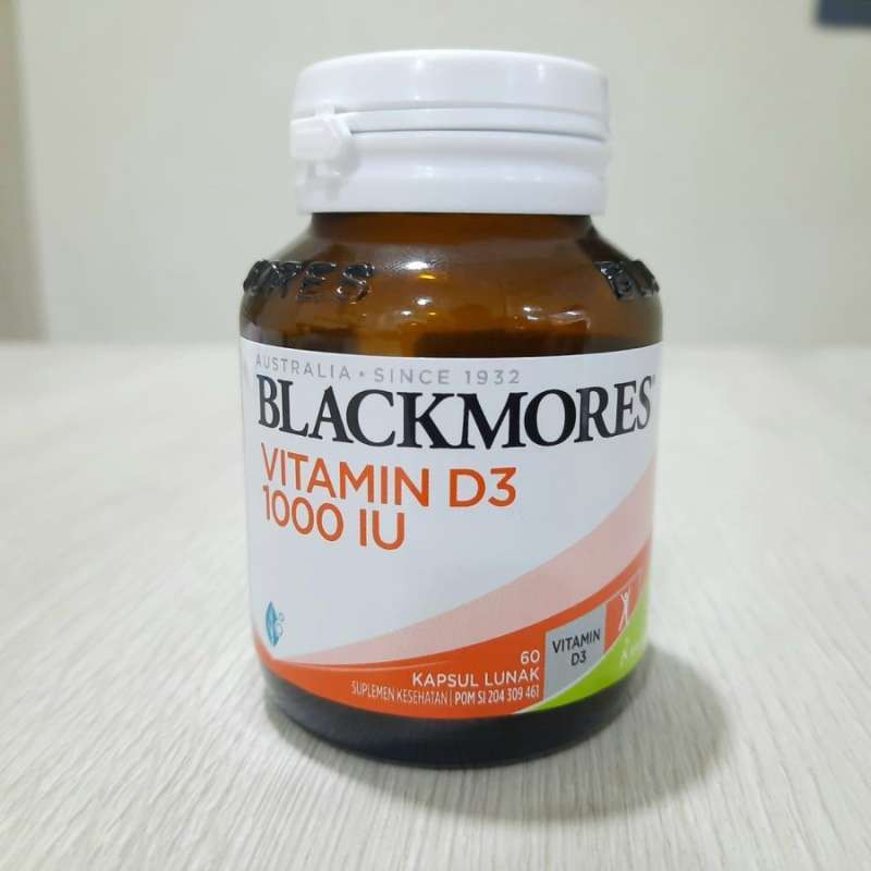 BLACKMORES VITAMIN D3 1000 IU / VITAMIN D3 1000iu 60 KAPSUL Vitamin Immune Daya Tahan Tubuh