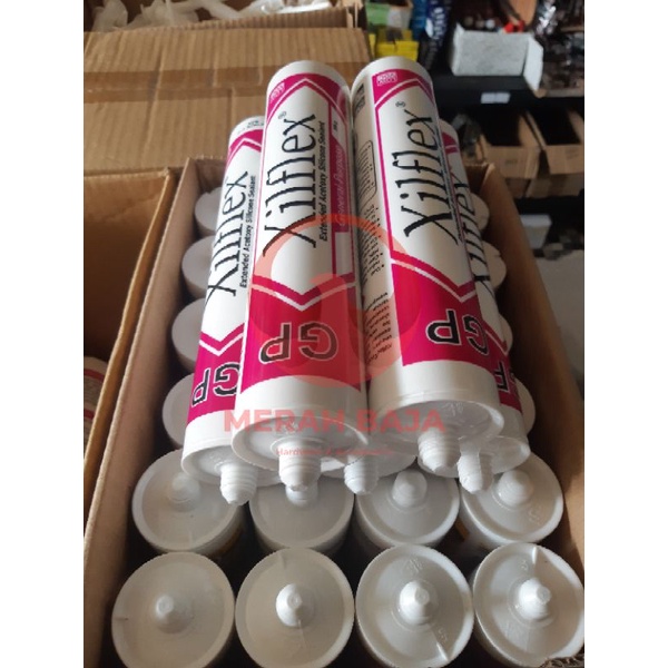 Silicone Sealant / Sealant Asam / Lem Kaca GP Xilflex