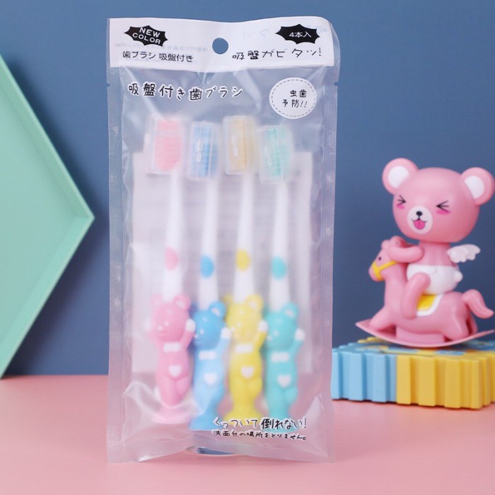 (ISI 4Pcs) Sikat Gigi Anak Karakter Bulu Halus ToothBrush Cartoon