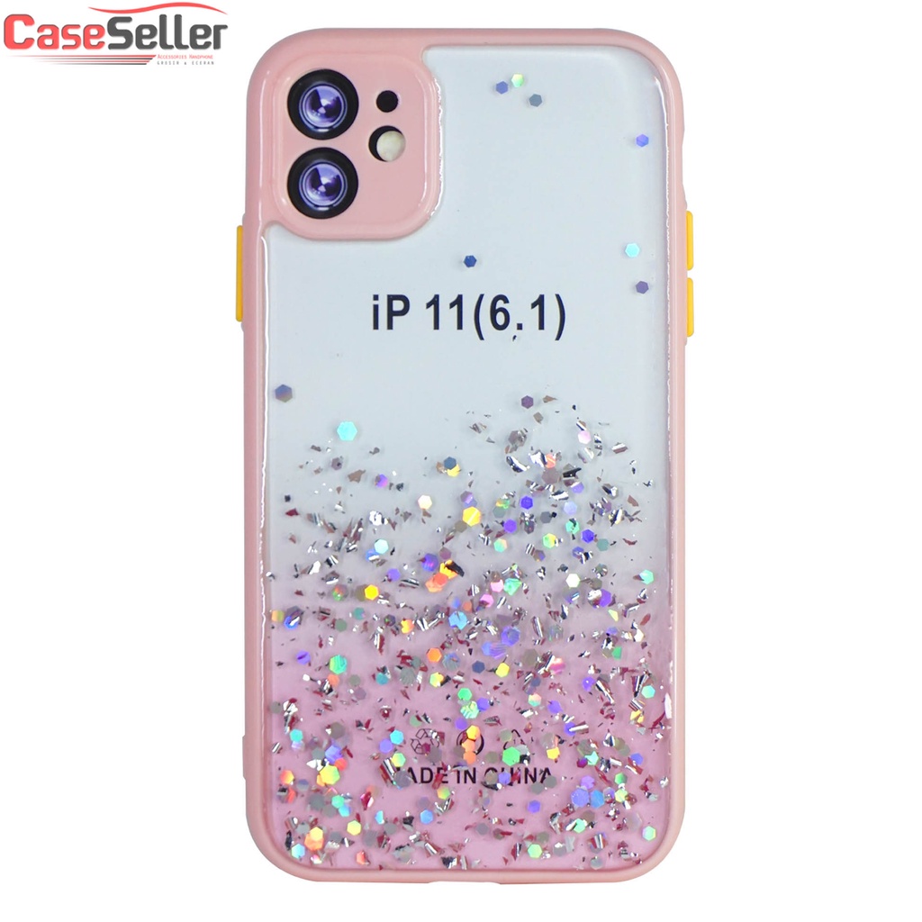 Vivo S1 PRO  V19  V20  Y30 Y50  V20 SE Case Casing Soft Fuze Glitter Bumper Glitter Dove Candy Glitter