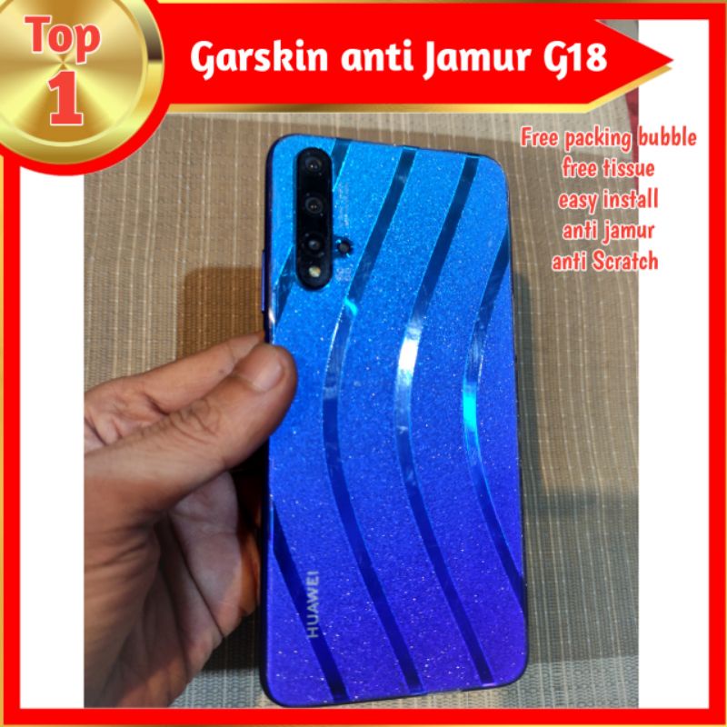 garskin hp + garskin camera anti jamur glitter g18 all merk all type hp