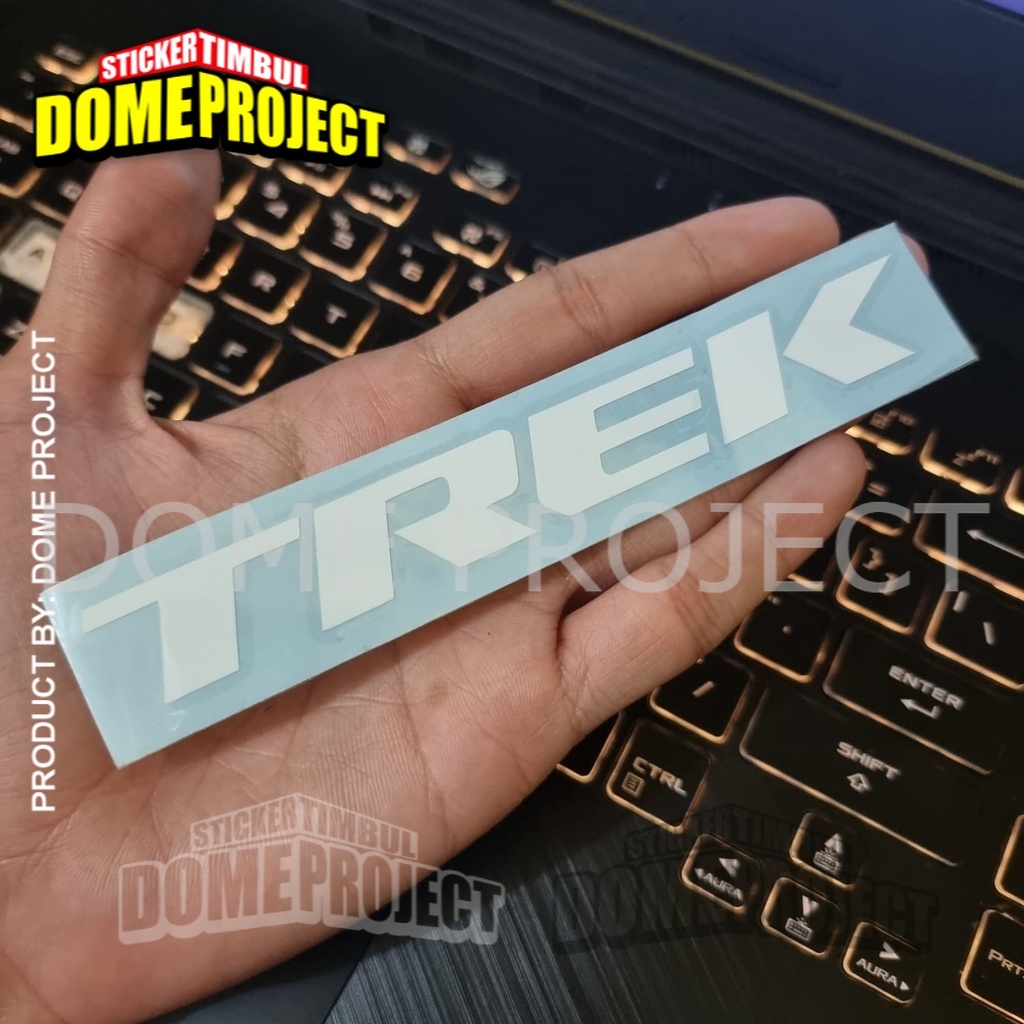 STIKER CUTTING SEPEDA MOTOR KACA MOBIL LOGO TREK DECAL STICKER AKSESORIS AESTHETIC KEREN