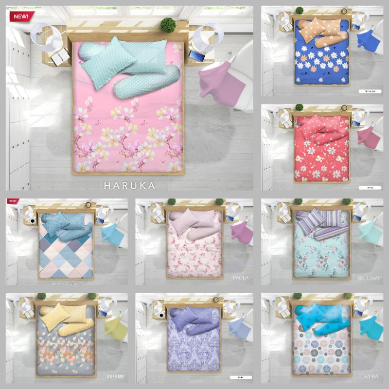 MY LOVE - Sprei King 180x200x30 dan Queen 160x200x30