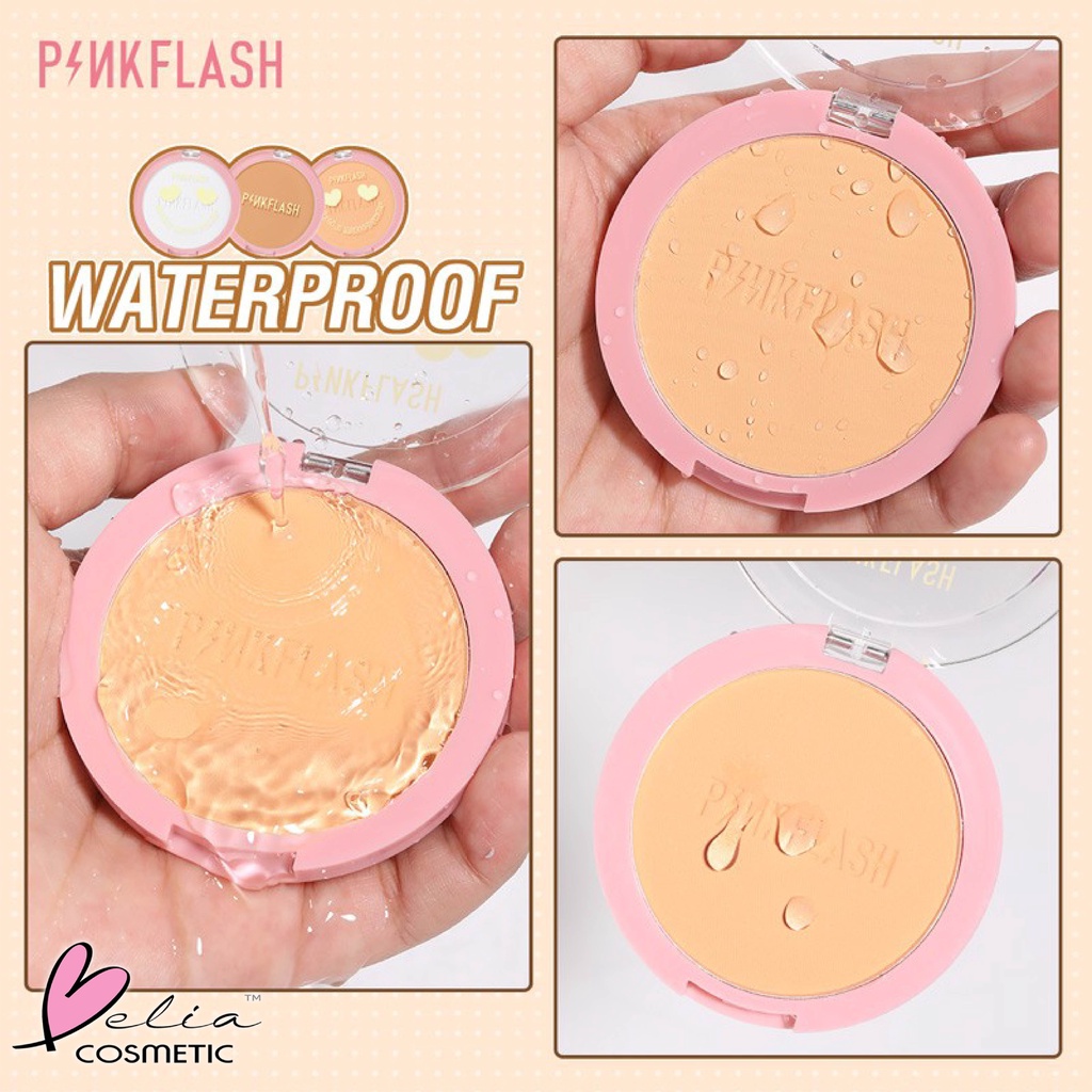 ❤ BELIA ❤ PINKFLASH Lasting Matte Pressed Powder PF-F08 (✔BPOM) PINK Flash