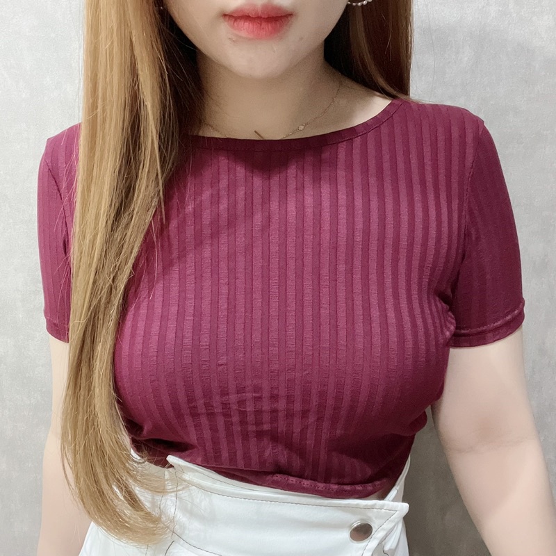 Sexy Backless Crop Top | Atasan Wanita Korean Fashion | Maimon Grosir