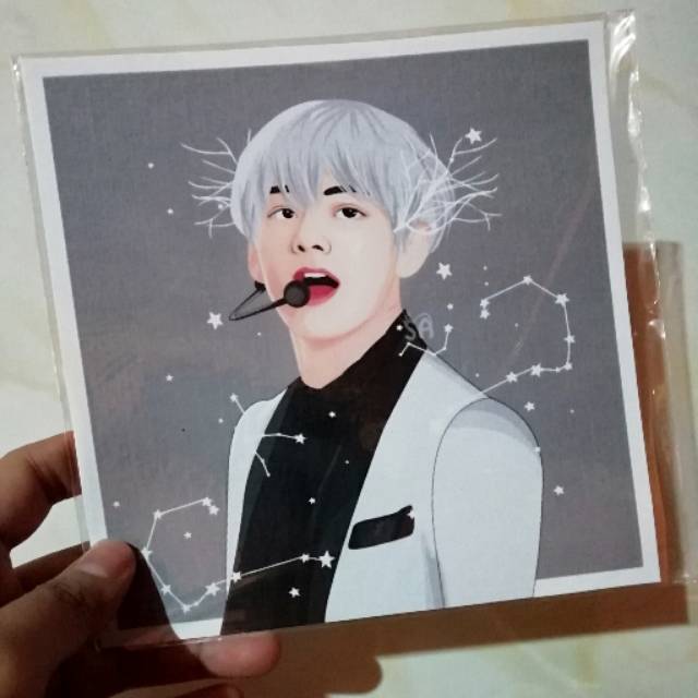 Taehyung (V) BTS Art Print