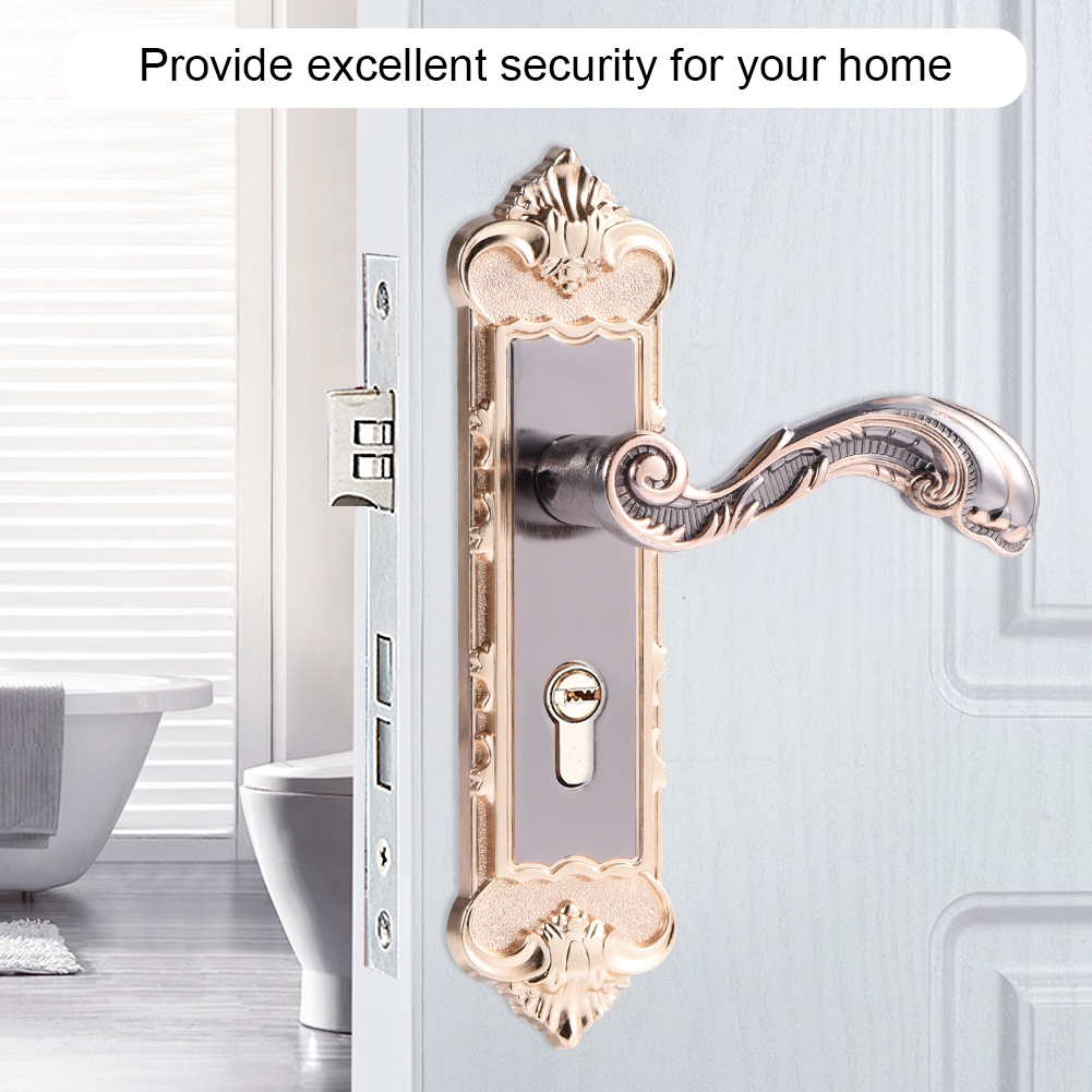 European Style Retro Aluminum Vintage Door Lock Anti Theft