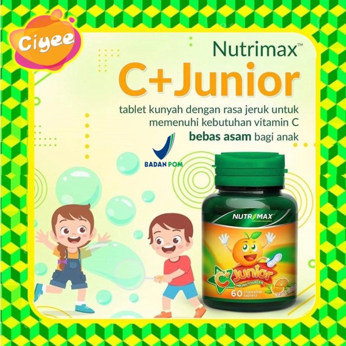 Anak-Vitamin- Ciyee.. Nutrimax C+ Junior 60S / Vitamin C Anak -Vitamin-Anak 750 Vitamin-