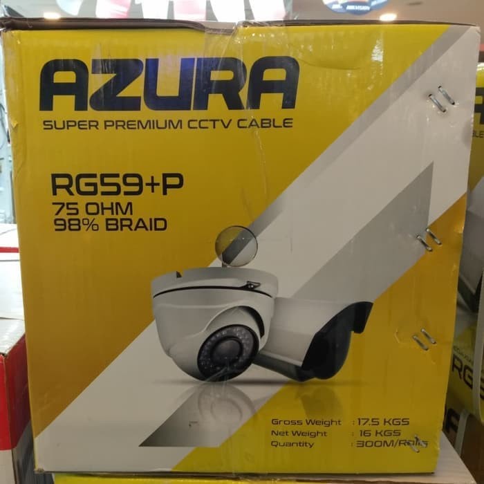 Kabel CCTV RG59 + Power 300m Azura