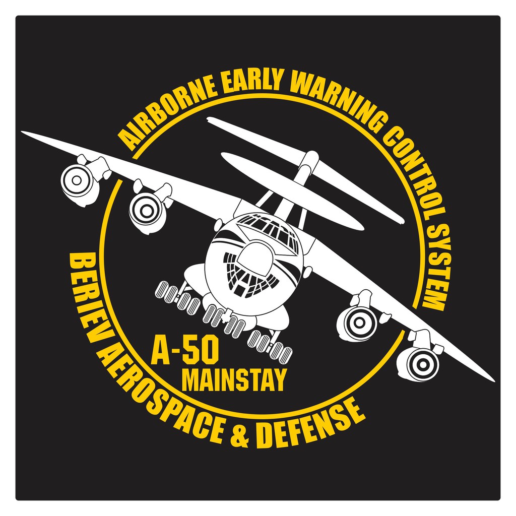 

Beriev A-50 Airborne Warning Control Aircraft Round Cutting Sticker