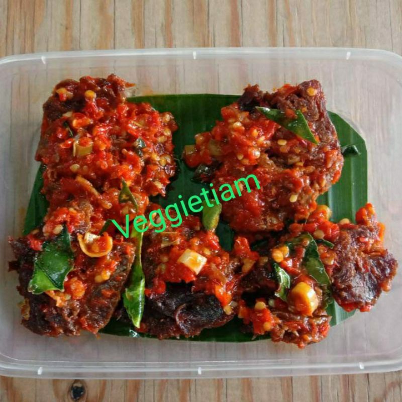 

Empal Balado Vegan Veggietiam Vegetarian