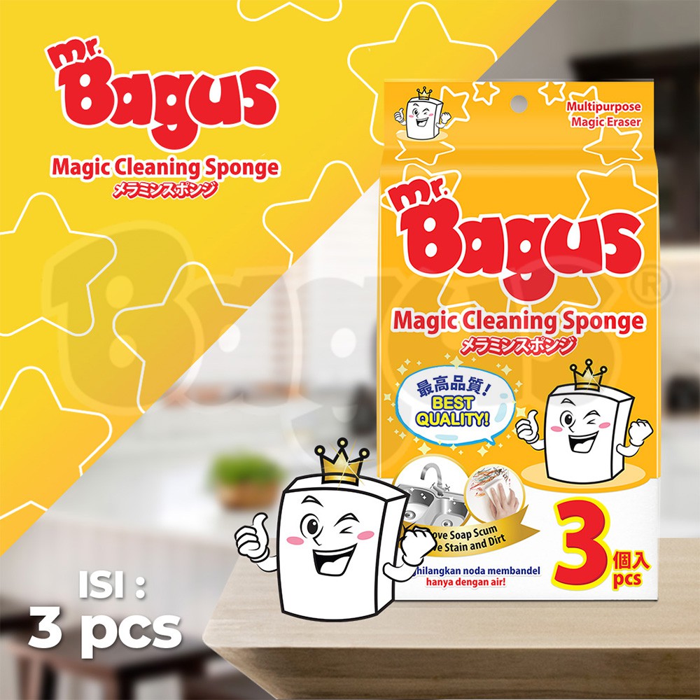 Mr. Bagus Magic Sponge (Spon Ajaib) 3pc W-22342