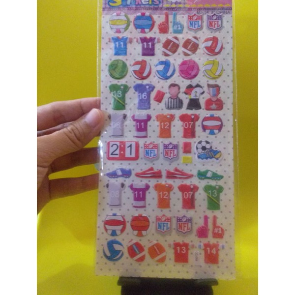 

Sticker Sport Baseball Volley Soccer HP Diary Lucu