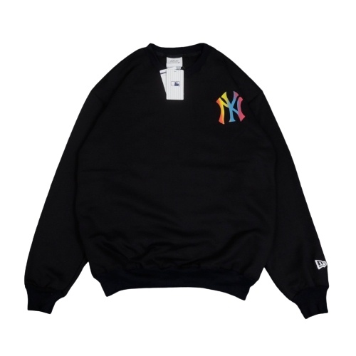 Sweater Crewneck MLB NY LOGO RAINBOW / Jaket Crewneck Pria / Jaket Crewneck Wanita Available M L XL Casual Good Brand Quality (Fulltag) Realpict