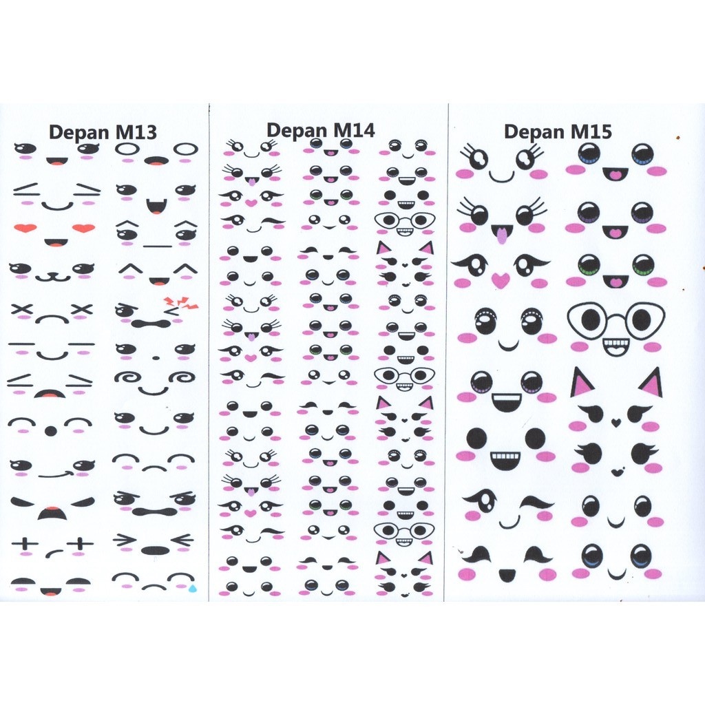 Edible Stamp / Edible Picture / Stiker Makanan Emoji 1