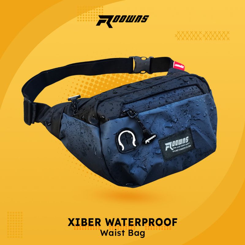 Tas Waistbag Pria Tas Pinggang Waterproof Premium Roowns Xiber