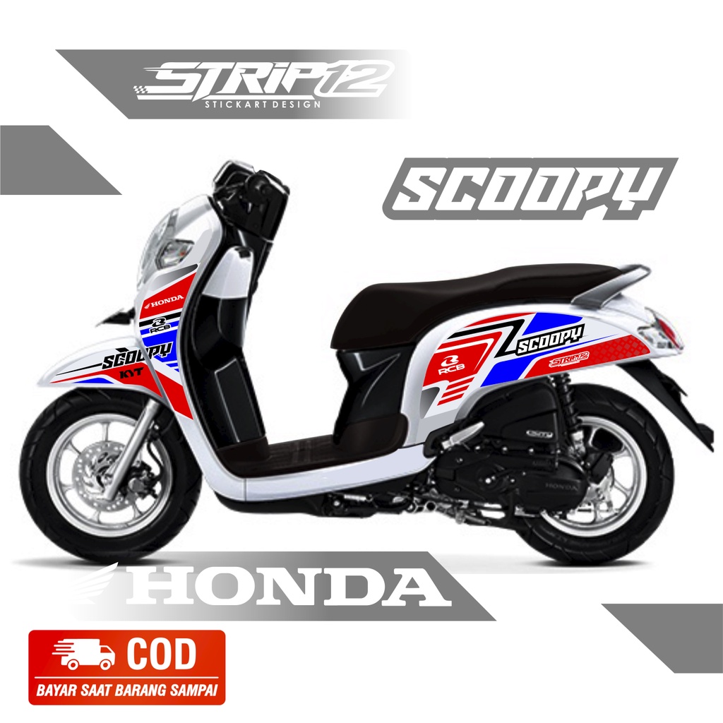 STRIPING SCOOPY RACING/STRIPING MOTOR SCOOPY/STRIPING SCOOPY/STRIPING RACING/STRIPING MURAH/SCOOPY R